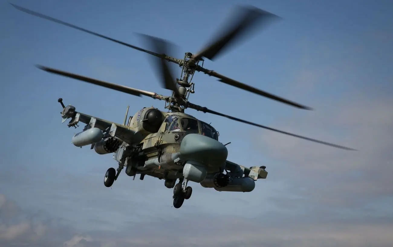 Як FPV-дрон знищив ворожий гелікоптер Ка-52 на Донеччині