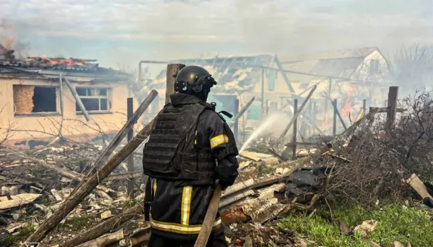 Російські дрони спалили житловий будинок на Харківщині: без жертв!